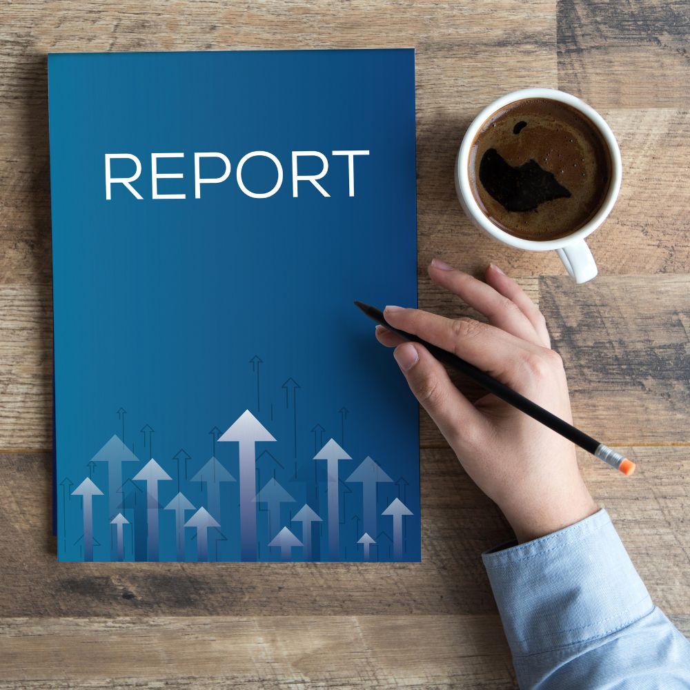 Impact reporting dashboard for environmental property data